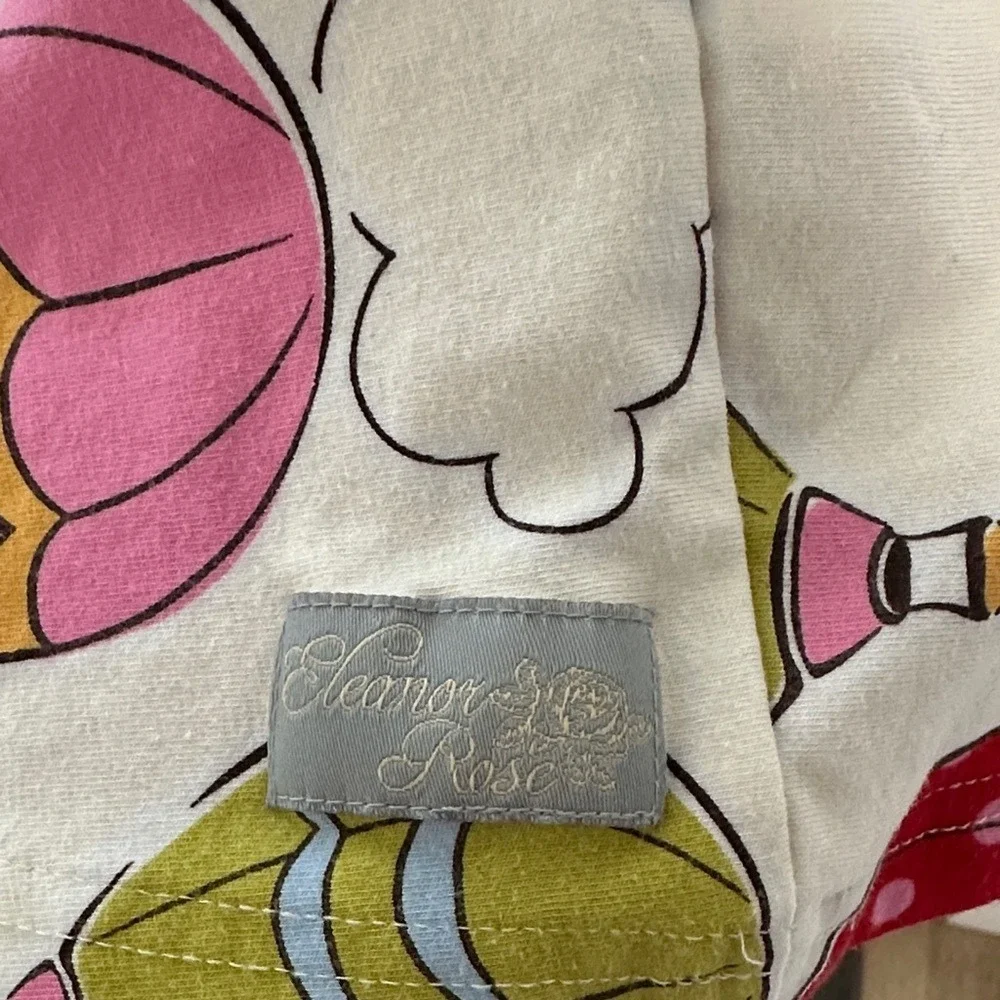 Eleanor Rose Hadlee Dress Kids Size 5-6 Cream Hot‎ Air Balloon Pockets Excellent